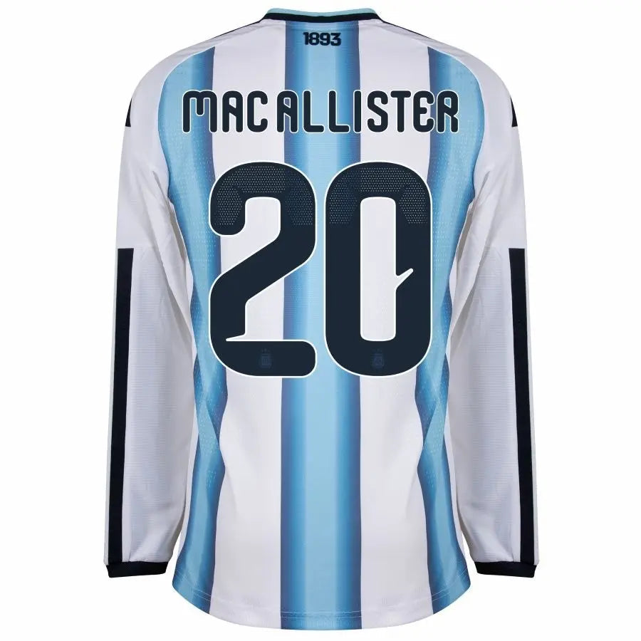 Maillot Argentine Coupe du Monde 2026 Domicile Manches Longues