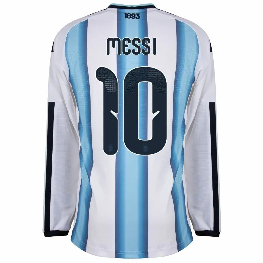 Maillot Argentine Coupe du Monde 2026 Domicile Manches Longues