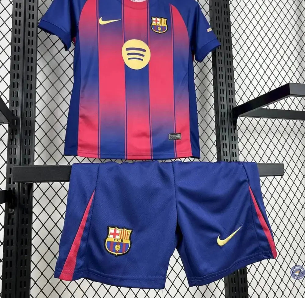 Kits Enfants FC Barcelone 2025/26 Domicile