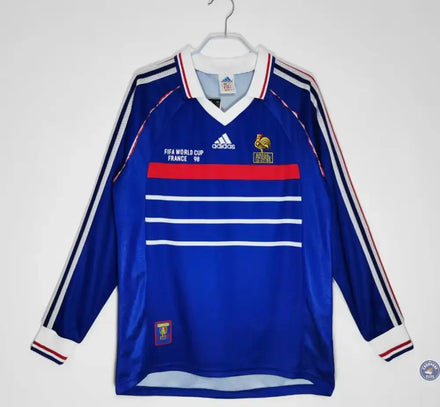 Maillot France 1998 Domicile à manches longues