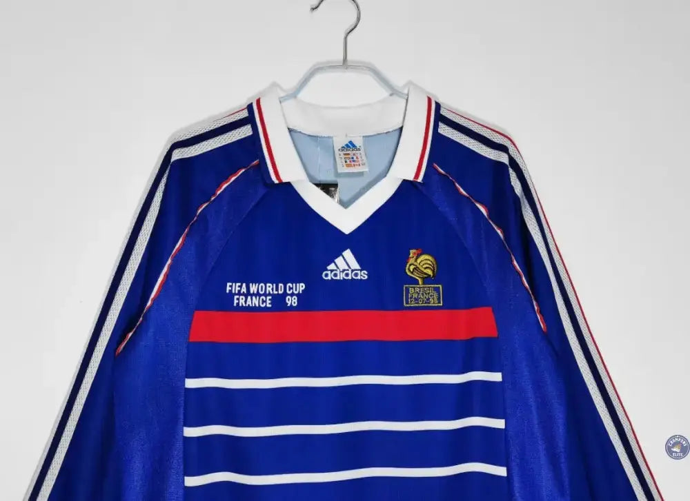 Maillot France 1998 Domicile à manches longues