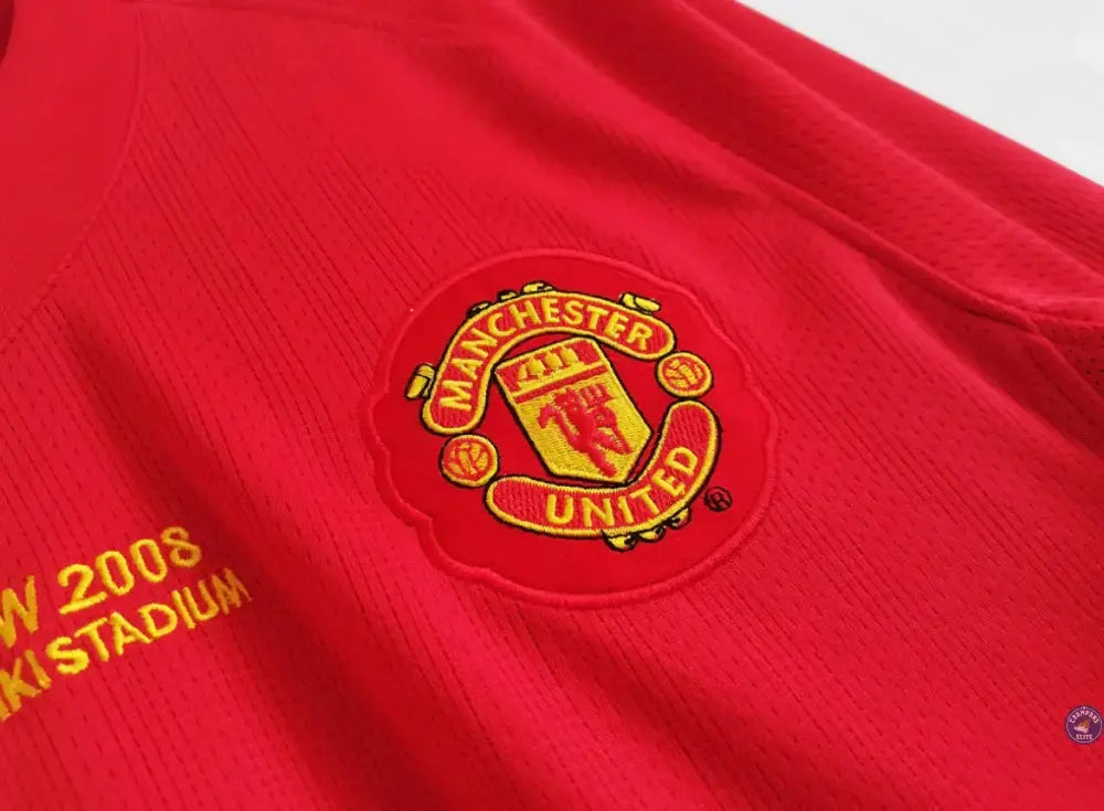 Maillot Manchester United 2007/08 Domicile à manches longues