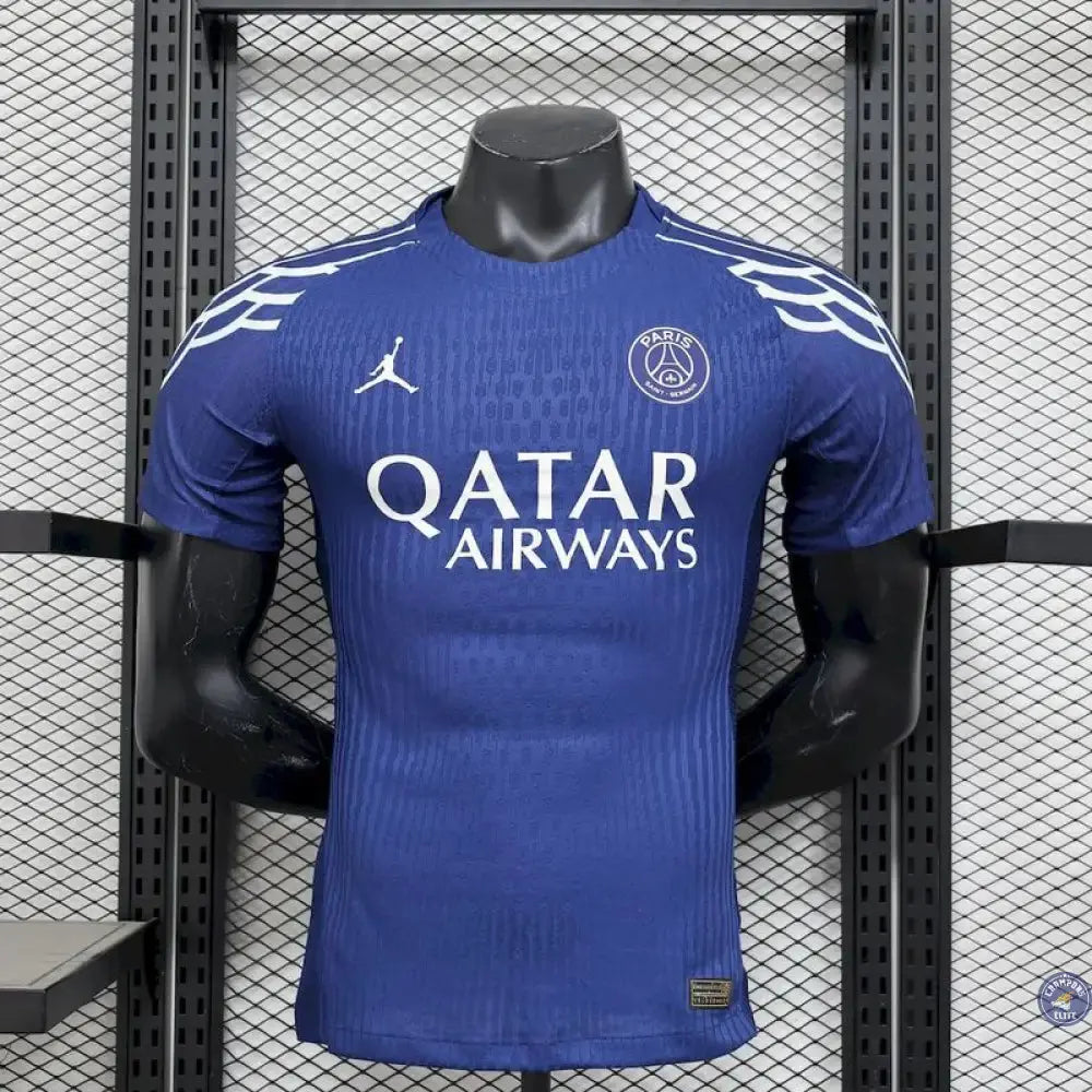 Maillot PSG 2024/25 Fourth Jordan Bleu - Manches courtes PRO