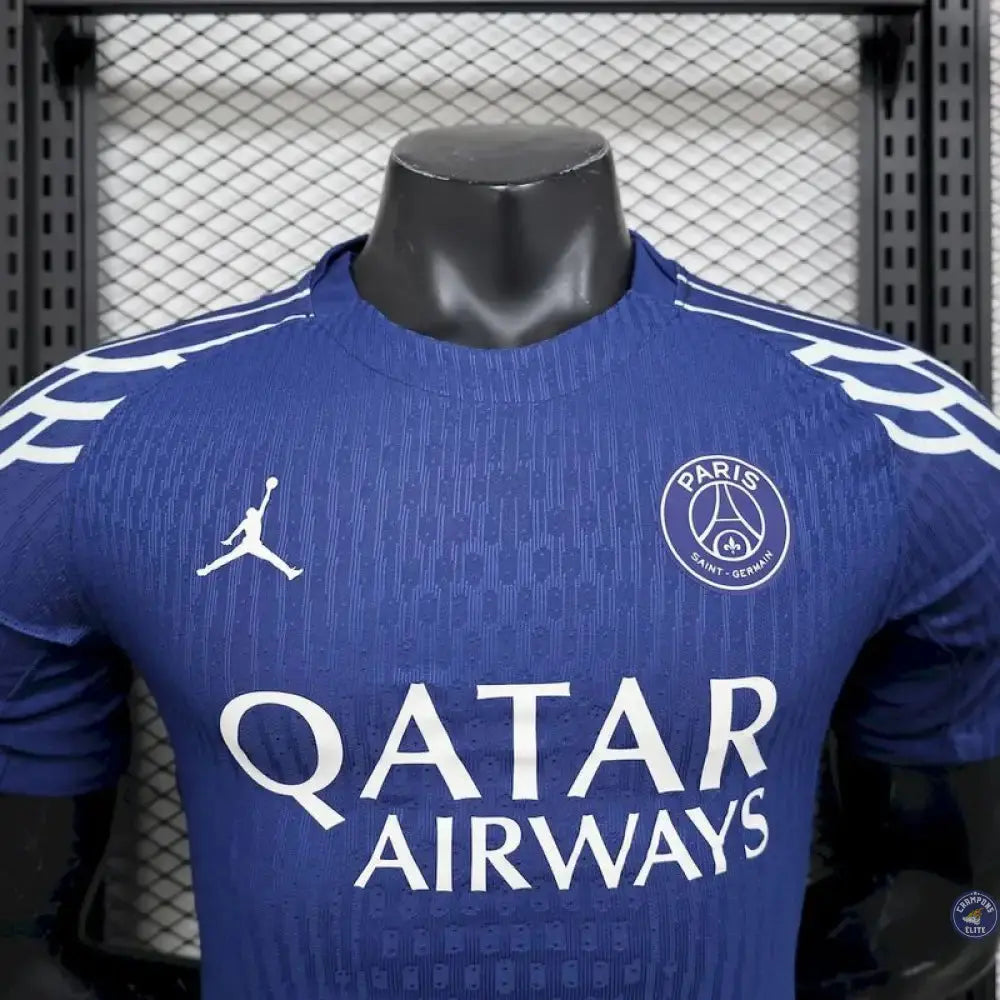 Maillot PSG 2024/25 Fourth Jordan Bleu - Manches courtes PRO
