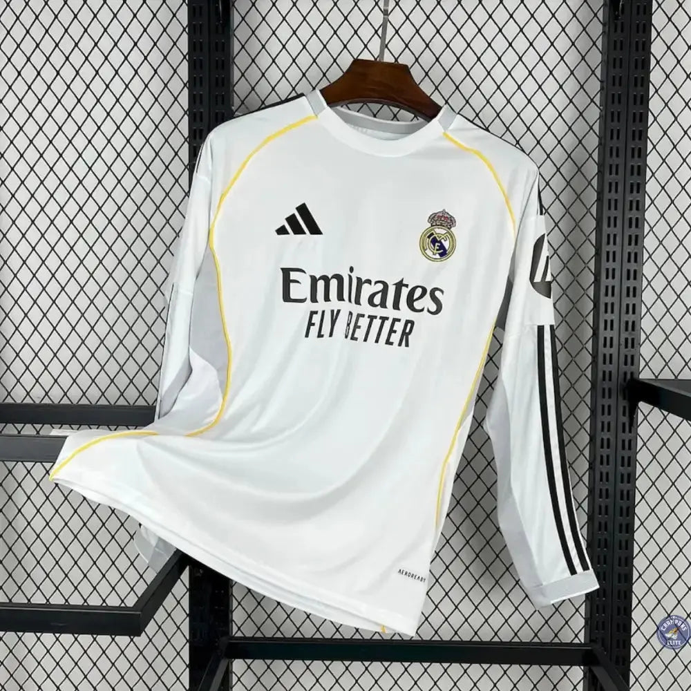 Maillot Real Madrid 2025/26 Domicile à manches longues